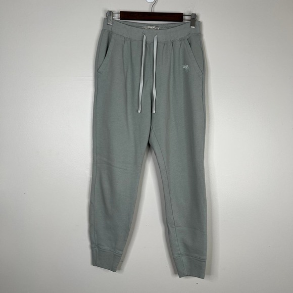 Abercrombie & Fitch Cotton Blend Drawstring Waist Jogger Sweatpants Sz M - Picture 1 of 9